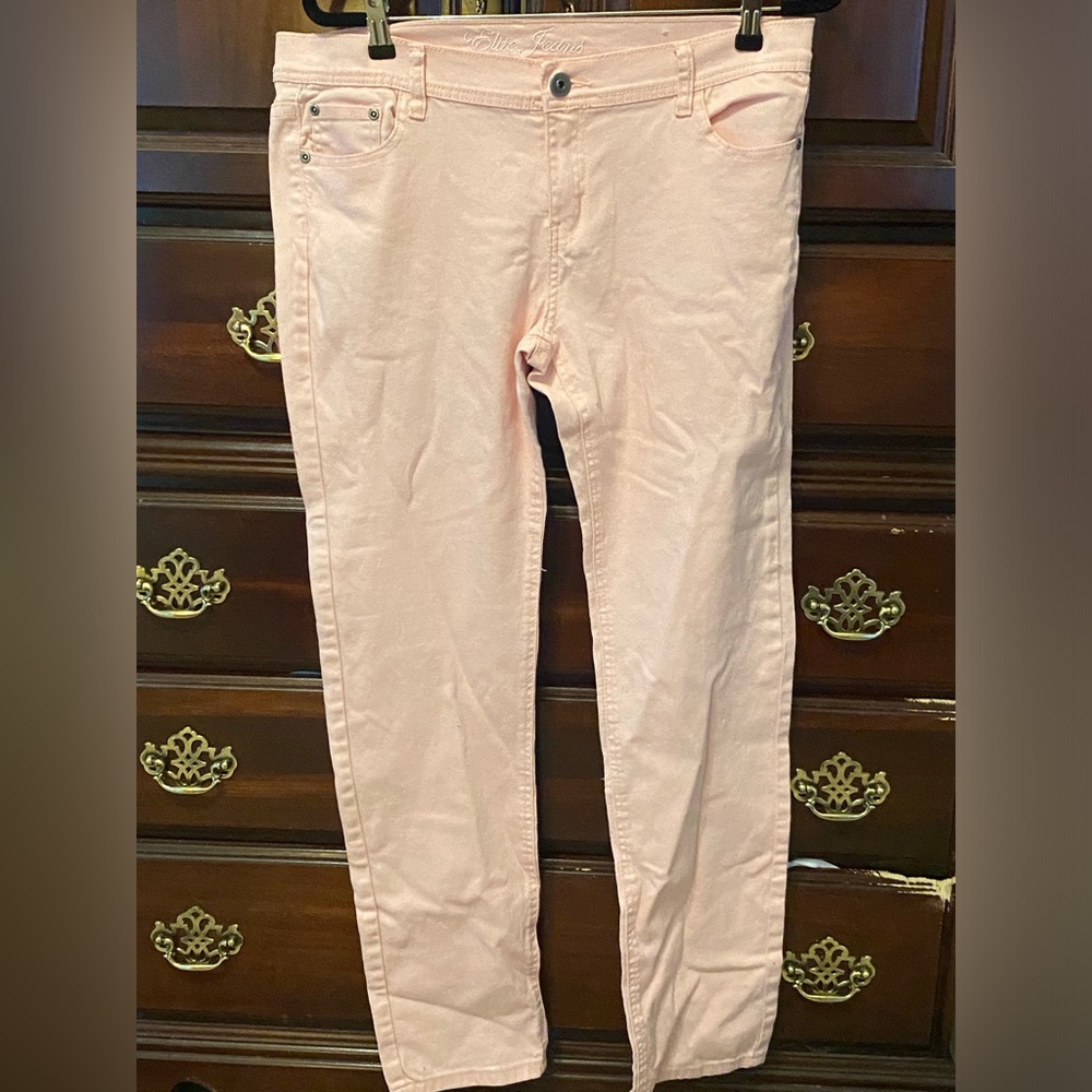 Elegant Pink Skinny Jeans for Women